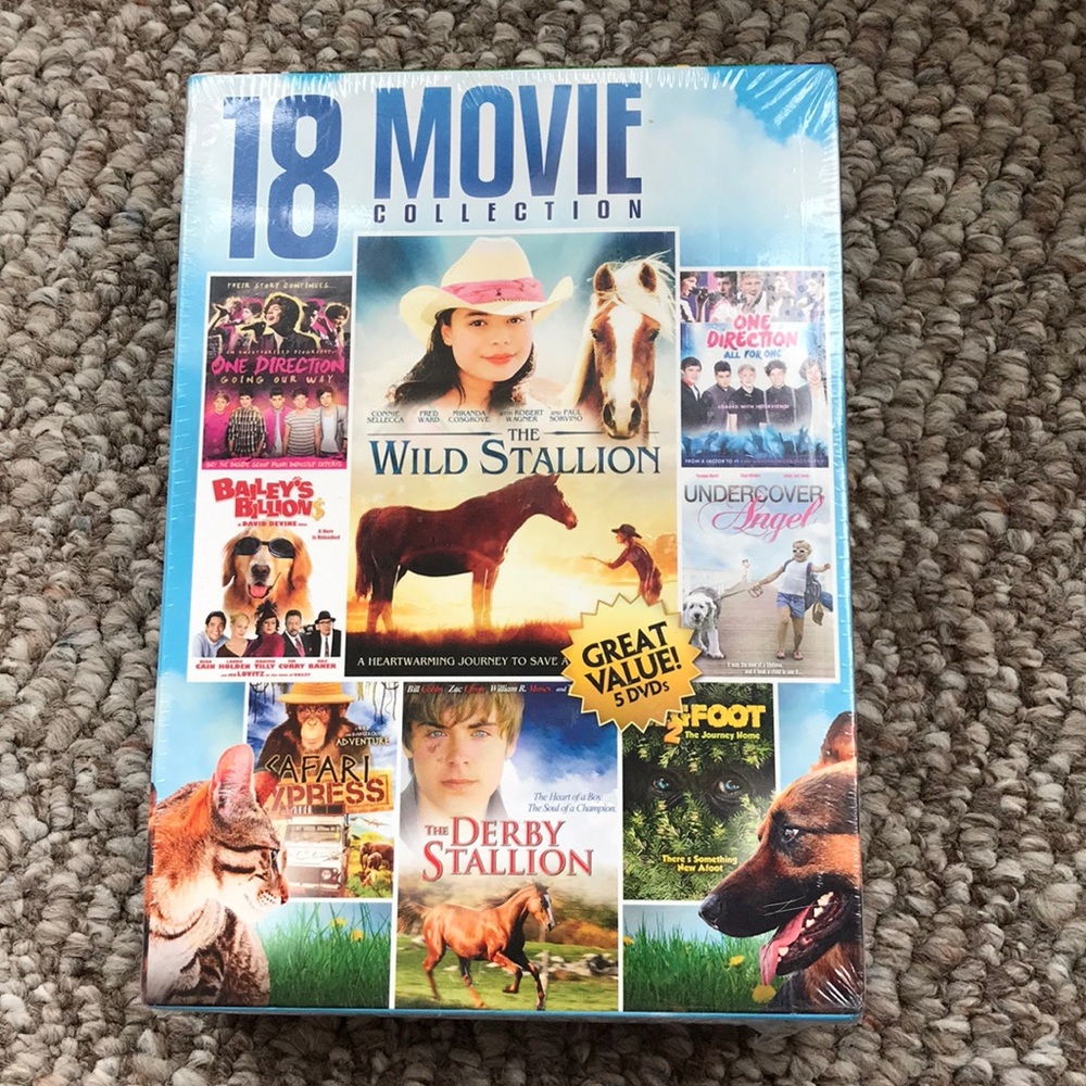 DVD collection new in box ONE DIRECTION MOVIES